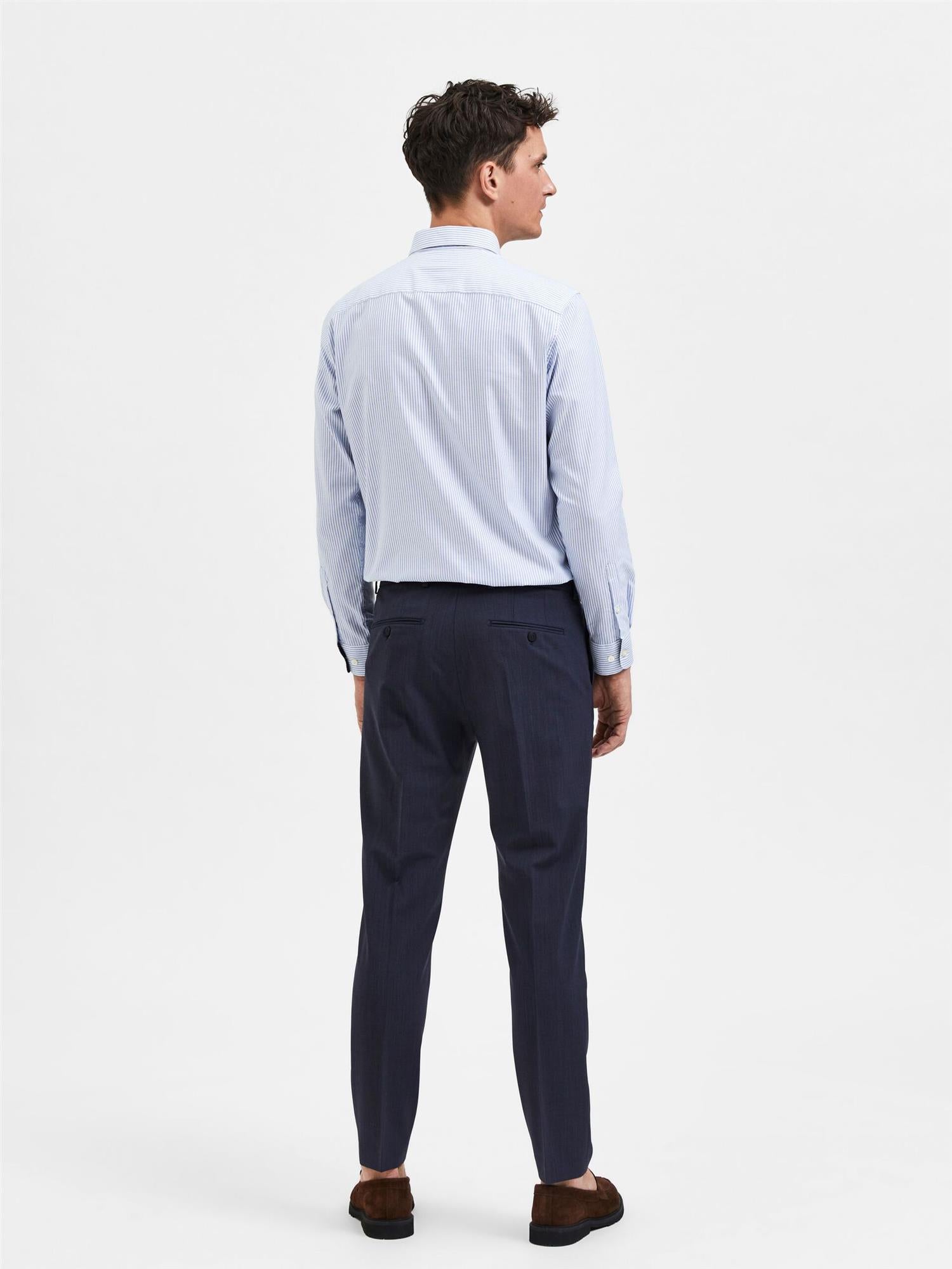 Slim elon dark blue trouser